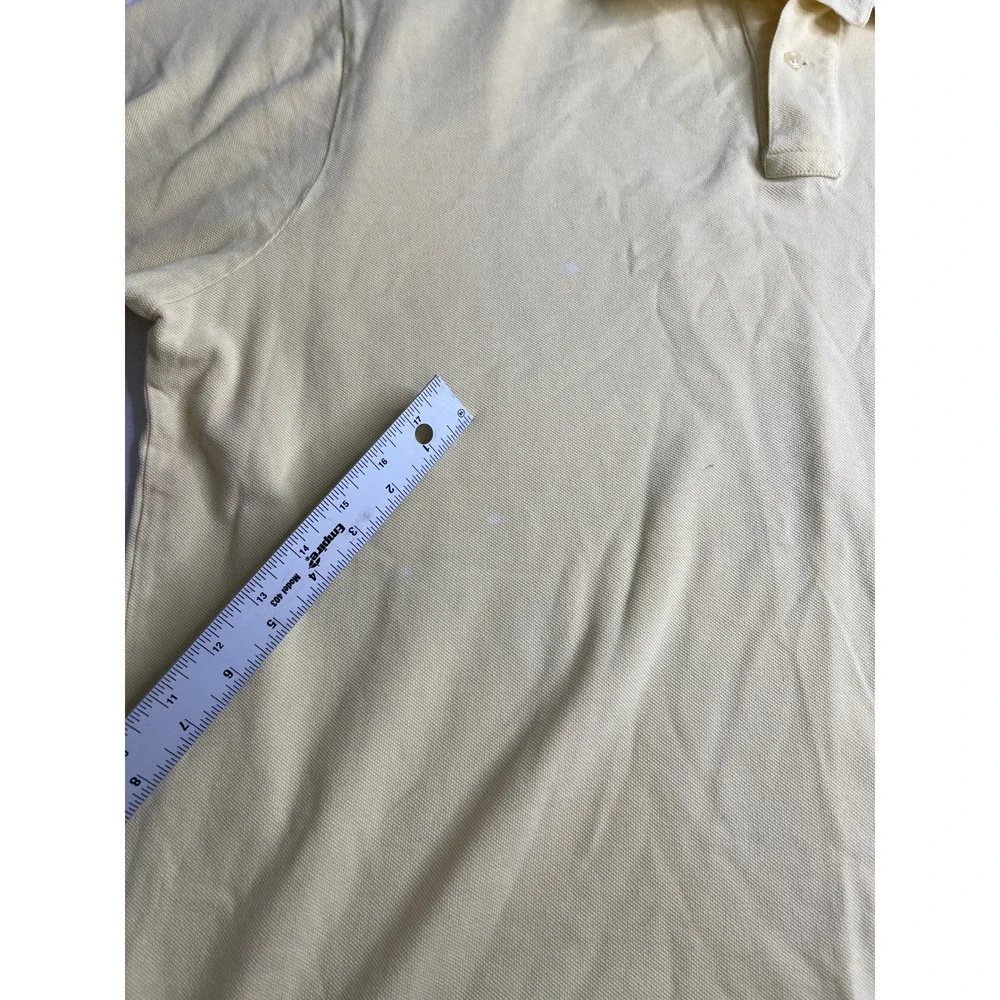 Polo‎ Ralph Lauren Men's XL Yellow Polo Shirt Classic Fit Pony Logo Cotton